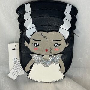Sleepyville Critters Black and White Character Women Bag Bride Frankenstein